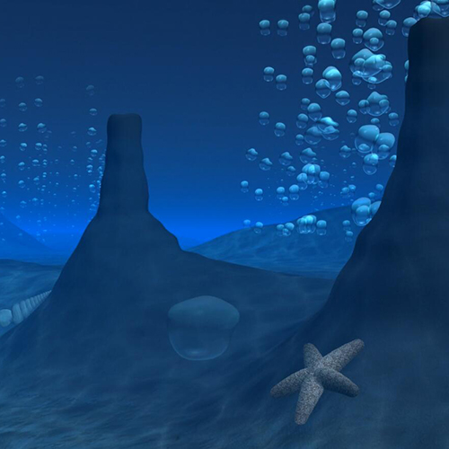 海底效果三维动画制作
